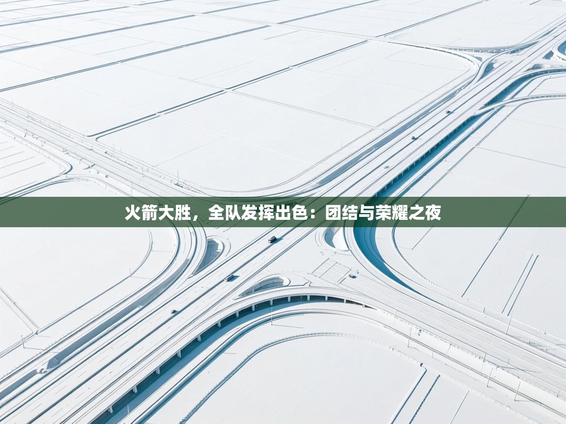 火箭大胜，全队发挥出色：团结与荣耀之夜  第2张